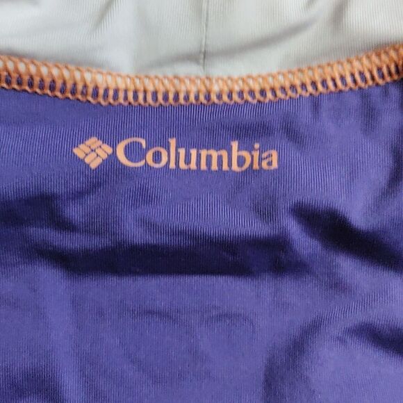 Columbia Purple Omni Shade Long Sleeve Shirt Sun Shirt Swim Summer Size 6 - Picture 8 of 8
